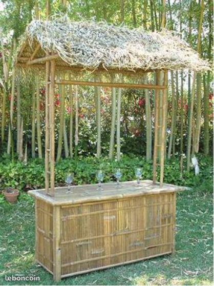 Annonce occasion, vente ou achat 'Bar tropical en bambou  prix mini'