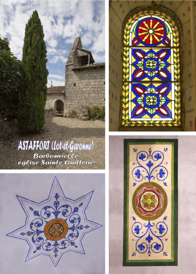 Carte postale "église Barbonvielle"