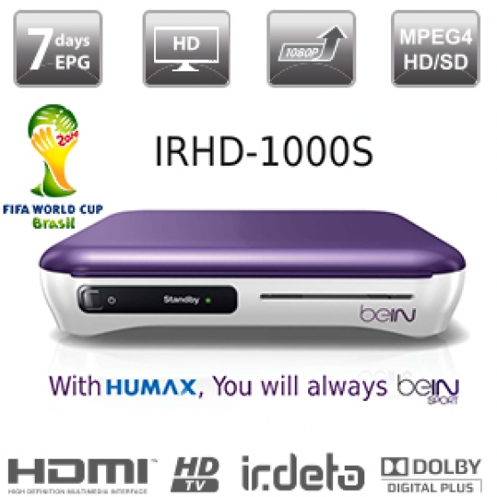 Annonce occasion, vente ou achat 'Carte 1ans BeIN Sport + Humax Hd IRHD'