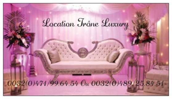 Annonce occasion, vente ou achat 'Location Trne Luxury'