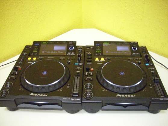 Annonce occasion, vente ou achat 'Pioneer CDJ 2000, DJM 800 Mixer, Stanton DJ Pro 30'