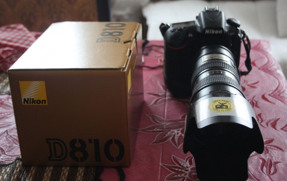 Annonce occasion, vente ou achat 'Appareil photo reflex Nikon D810 + Objec'