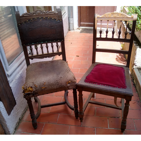 Annonce occasion, vente ou achat 'Anciennes chaises'
