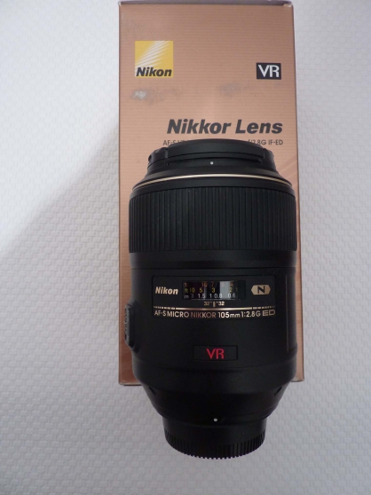 Annonce occasion, vente ou achat 'Objectif AF-S Micro-Nikkor 105mm 2.8'