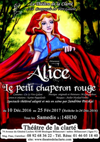 Annonce occasion, vente ou achat 'Alice, le petit chaperon rouge'
