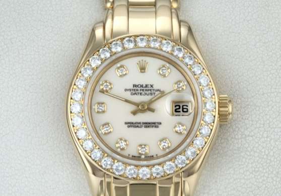 Annonce occasion, vente ou achat 'ROLEX UHR PEARLMASTER OR 750 DIAMANT'