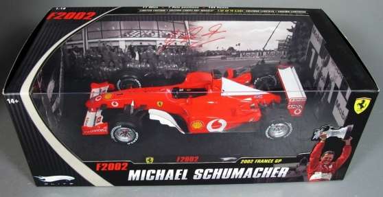 Annonce occasion, vente ou achat 'F1 1/18 Ferrari F2002 M.Schumacher 2002'