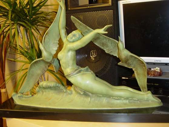 Annonce occasion, vente ou achat 'Sculpture bronze sur socle en marbre'