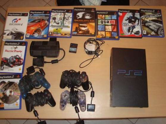 Annonce occasion, vente ou achat 'PlayStation 2 + 9 jeux + manettes + cam'
