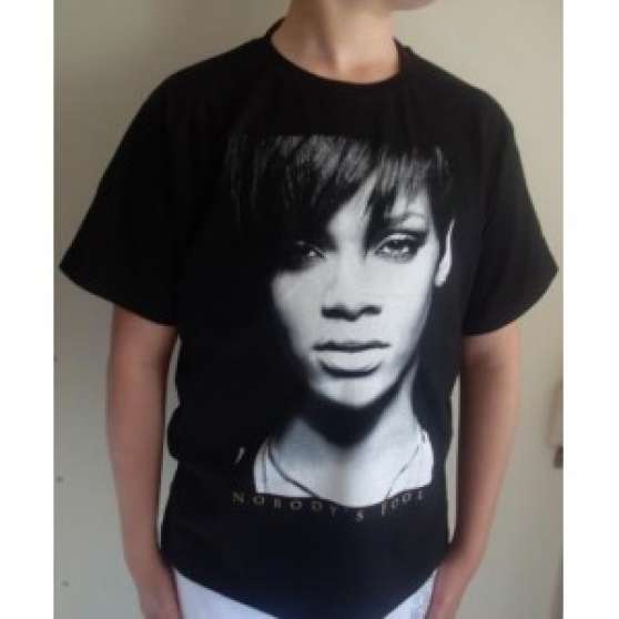 Tee shirt manches courtes Rihanna