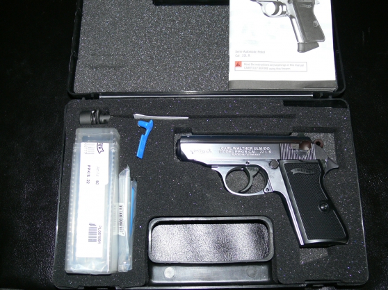 Annonce occasion, vente ou achat 'Walther 22lr ppk/6 neuf nickele'