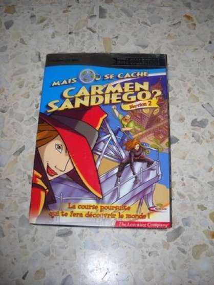 Annonce occasion, vente ou achat 'Cdrom jeu vido Carmen Sandiego'