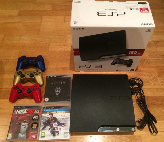 Annonce occasion, vente ou achat 'Ps3 Sony PlayStation 3 Slimline 160 Go :'