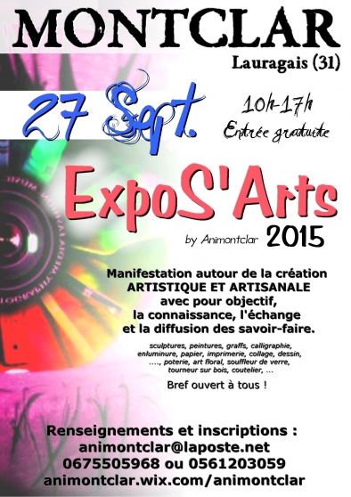 Annonce occasion, vente ou achat 'ExpoS'Arts 2015'