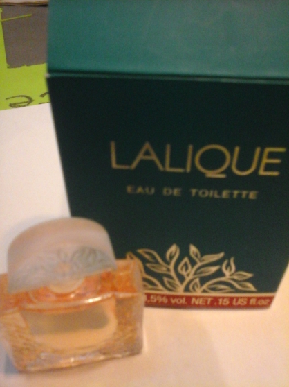 Annonce occasion, vente ou achat 'miniature parfum lalique'