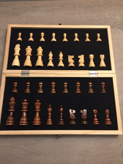 Jeux d\'échecs en bois magnétique - Photo 2