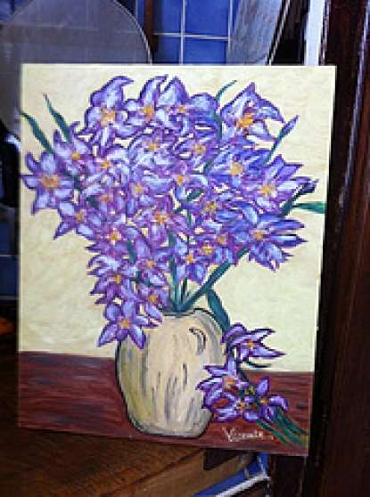 Annonce occasion, vente ou achat 'les iris reproduction van gogh'