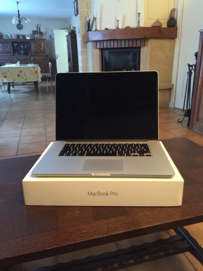 Annonce occasion, vente ou achat 'MacBook pro retina 15 pouces i7 2015 sou'