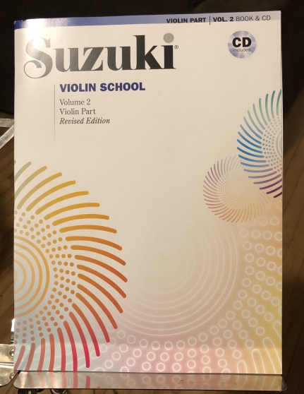 Annonce occasion, vente ou achat 'Methode Suzuki violon, volume 2 INTACT'