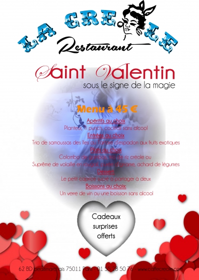 Annonce occasion, vente ou achat 'Saint Valentin  La Crole'