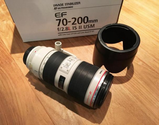 Annonce occasion, vente ou achat 'Objectif Canon 70-200 mm F/2.8L IS II US'