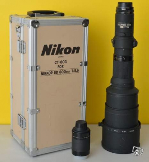 Annonce occasion, vente ou achat 'Objectif Nikon 600mm f 5.6 ED'