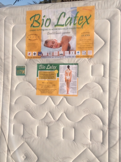 Annonce occasion, vente ou achat 'Liquidation matelas neuf latex luxe'