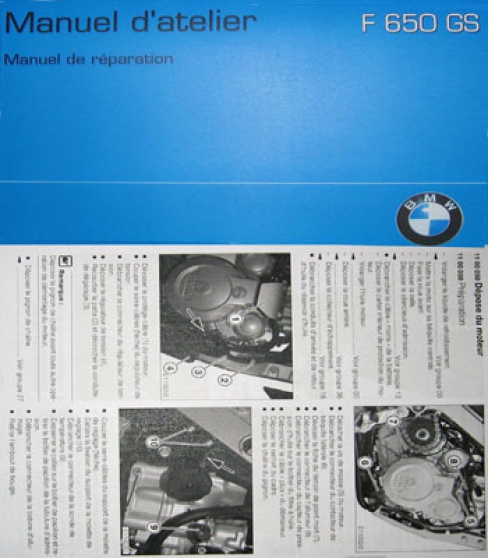 Manuel atelier et réparation BMW F650 GS