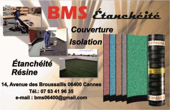 Annonce occasion, vente ou achat 'BMS Etancheit, Couverture, Rnovation'
