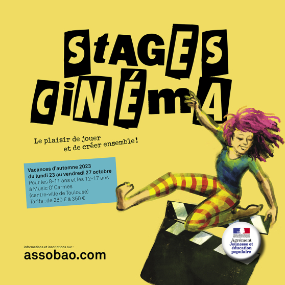Annonce occasion, vente ou achat 'Stage cinma pour les jeunes  Toulouse'