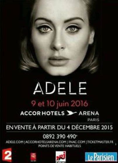 Lot de 2 places Carré Or Concert Adele