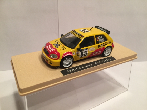 Citroen Saxo rallye miniature 1/43