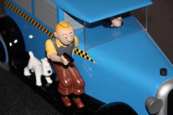 Tintin en Amérique - Taxi bleu