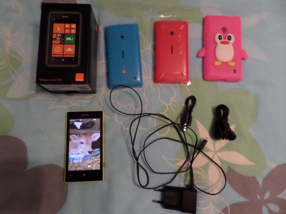 Annonce occasion, vente ou achat 'Nokia Lumia 520 avec coques'