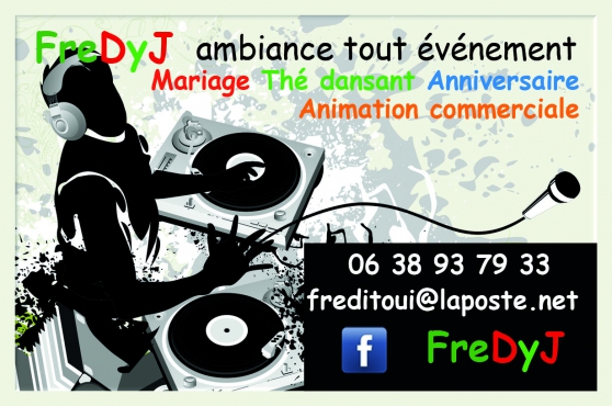 Annonce occasion, vente ou achat 'FreDyJ ambiance tout vnement'