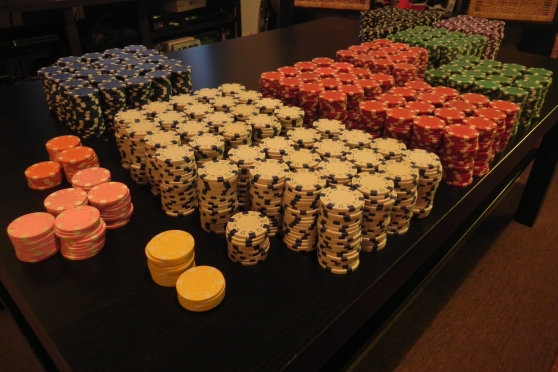 Annonce occasion, vente ou achat 'lot de jetons de poker quantit 3600'