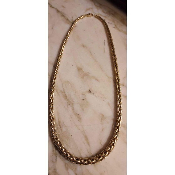 Annonce occasion, vente ou achat 'Collier maille palmier Or jaune 18k 750'