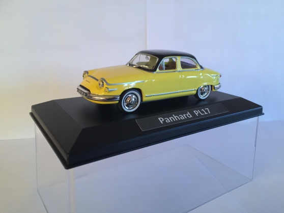 Annonce occasion, vente ou achat 'Panhard PL17 jaune miniature 1/43'