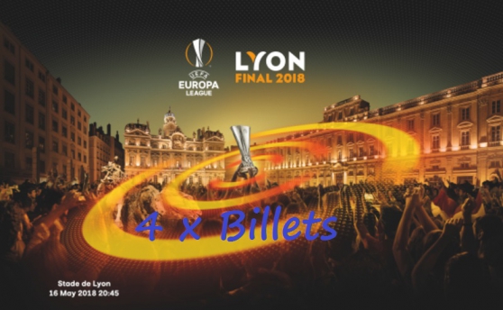 4 x Billets UEFA Europa League Finale