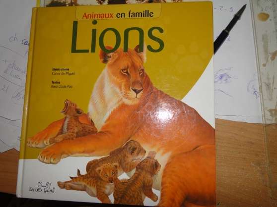 Annonce occasion, vente ou achat 'Animaux en famille, les lions'