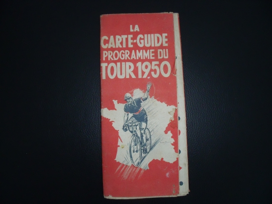 programme et carte tour cycliste 1950