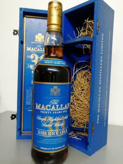 Annonce occasion, vente ou achat 'Macallan Sherry Oak 30 ans - 43%, 700 ml'