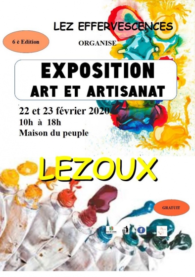 Annonce occasion, vente ou achat '6 Exposition d ART et ARTISANAT'