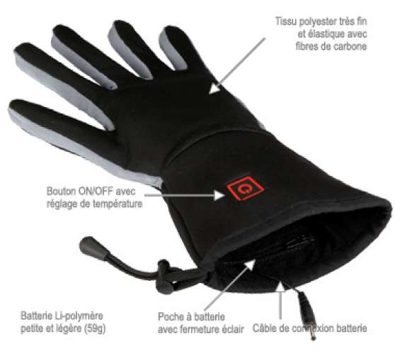 Annonce occasion, vente ou achat 'Gants chauffants Thermo gloves'
