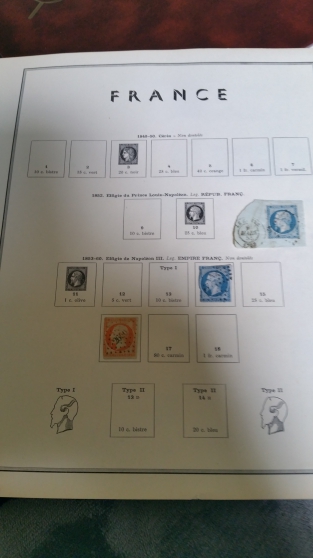 Timbres collection france+europe