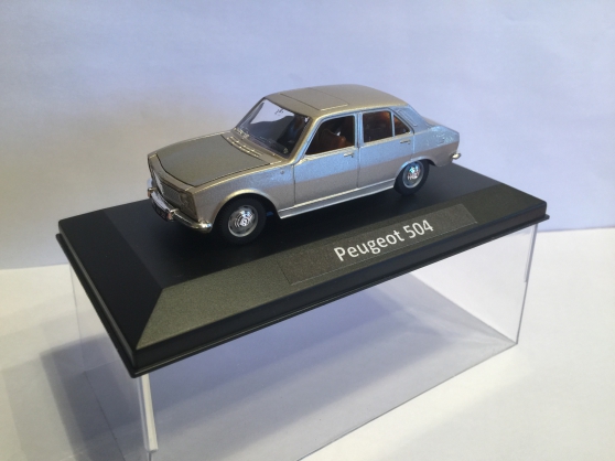 Annonce occasion, vente ou achat 'Peugeot 504 or miniature 1/43'