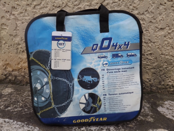 Annonce occasion, vente ou achat 'Chaines neige GOODYEAR 107 (4x4 - utili)'