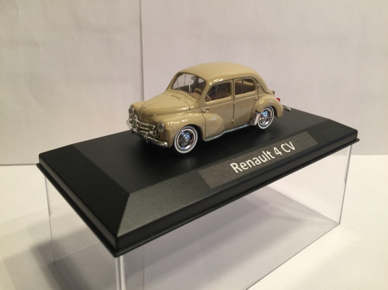 Annonce occasion, vente ou achat 'Renault 4 cv beige miniature 1/43'