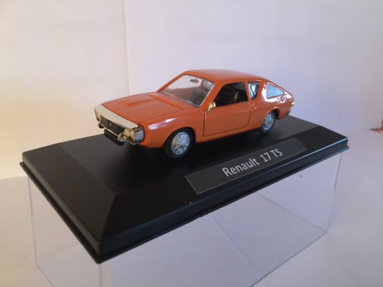 Annonce occasion, vente ou achat 'Renault 17 orange miniature 1/43'