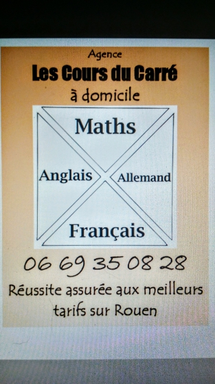 Cours du Carré:maths,français,anglais,al